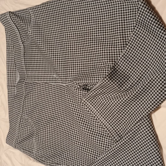 Time and Tru Black Checked Pedal Pushers XXL - Picture 2 of 4